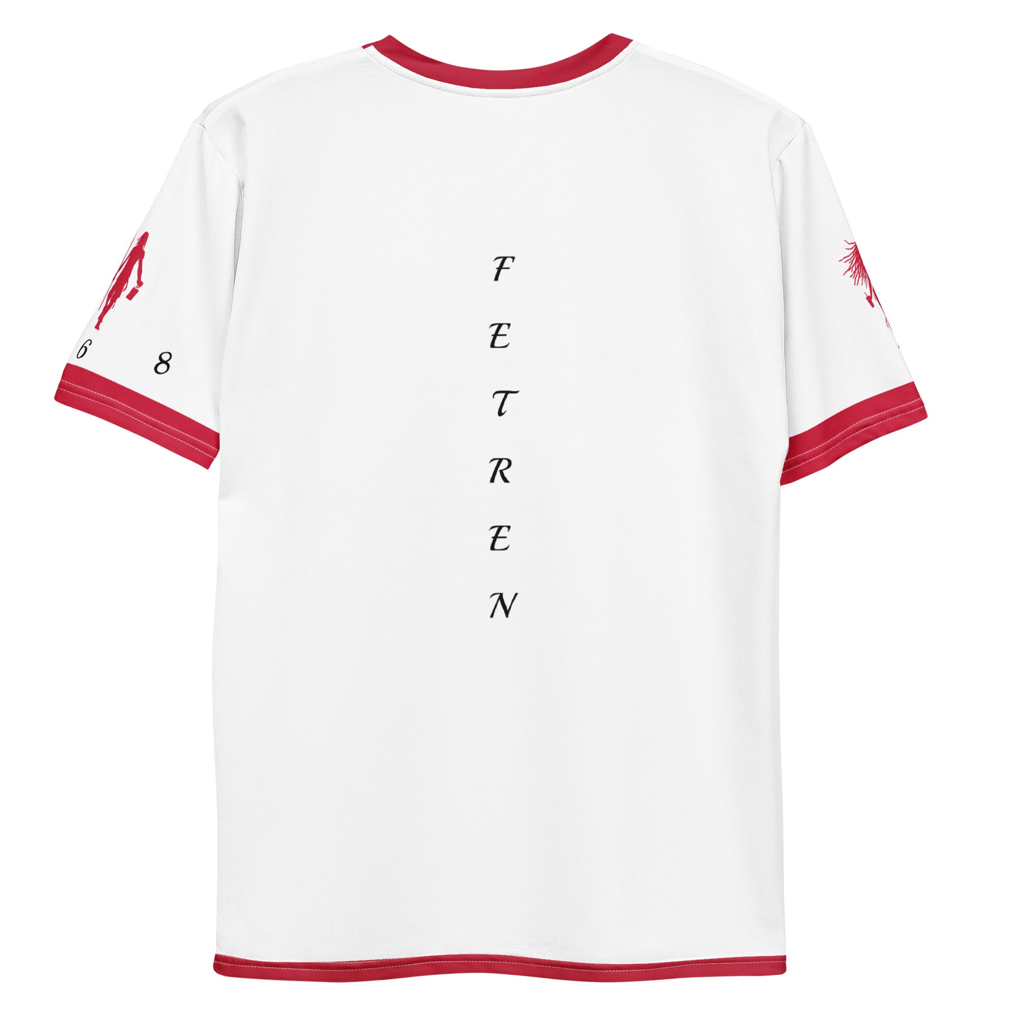 Trinidad Fetren Men's t-shirt (Flag Sleeves)-Fete Massive