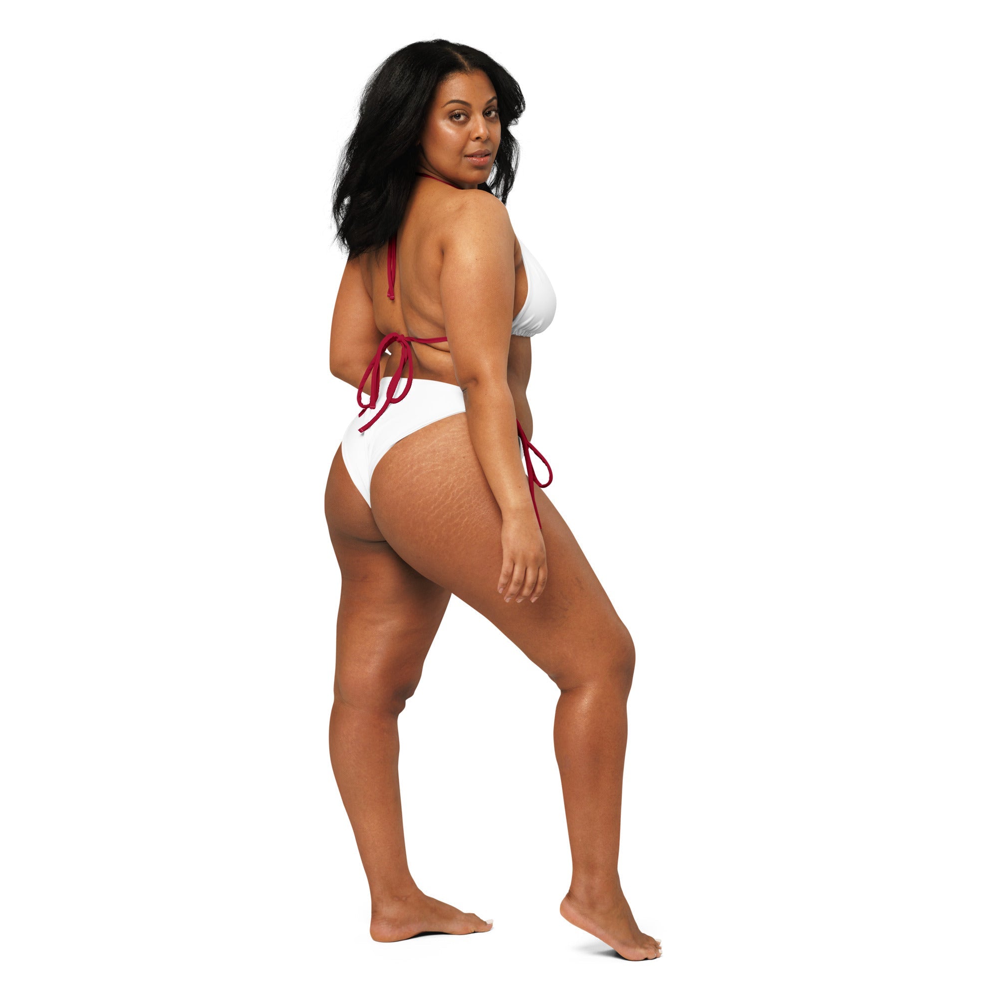 Love Rose String Bikini Set with UPF 50+ and Removable Padding (Multiple colors & Sizes included)-Fete Massive