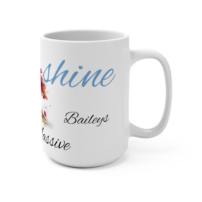 Rise and shine blue - Fete Massive Coffee Mug 15oz