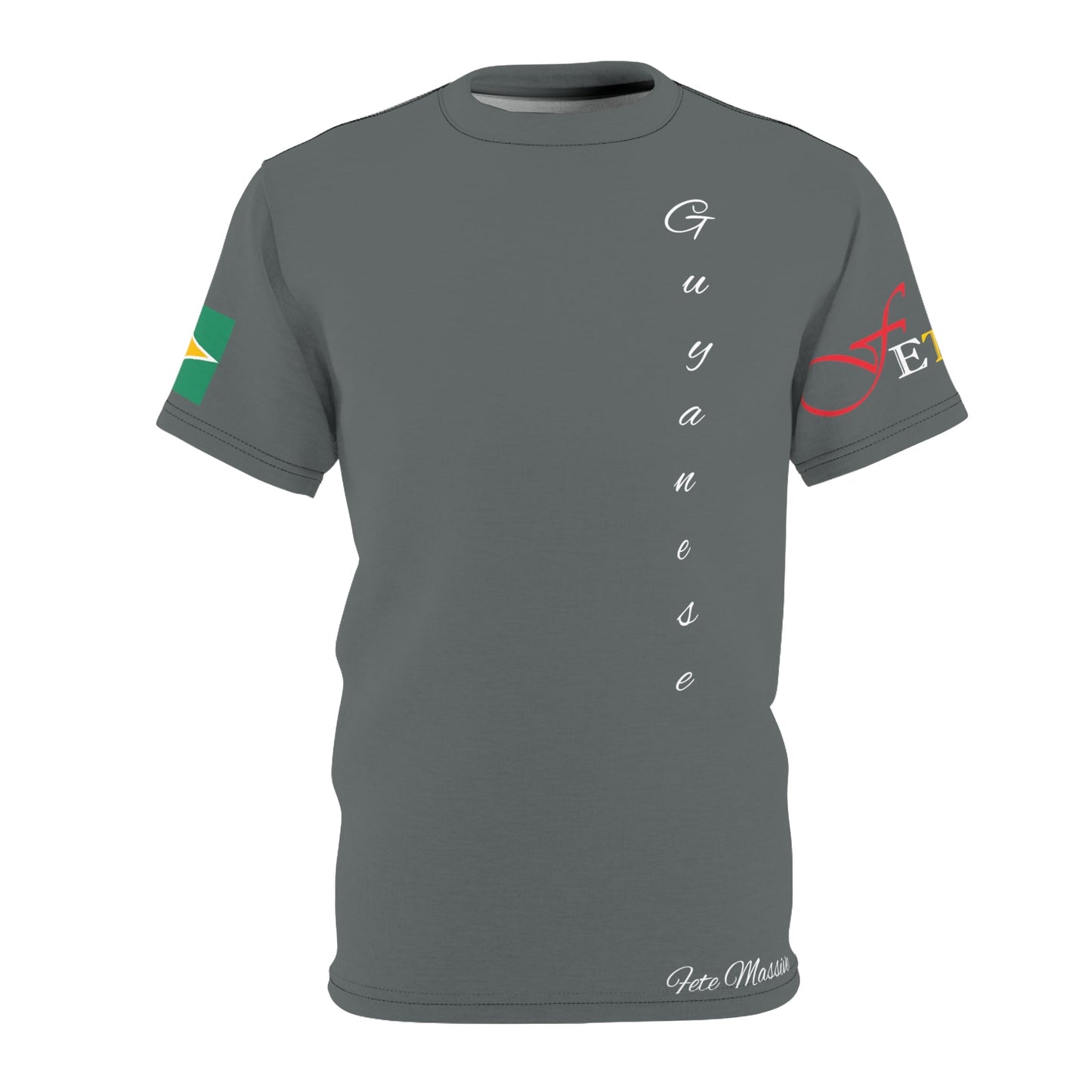 Feteran Unisex Tee with Guyana Flag