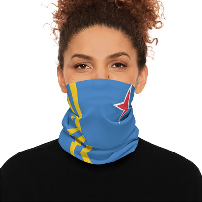 High Quality Aruba Flag Lightweight Neck Gaiter