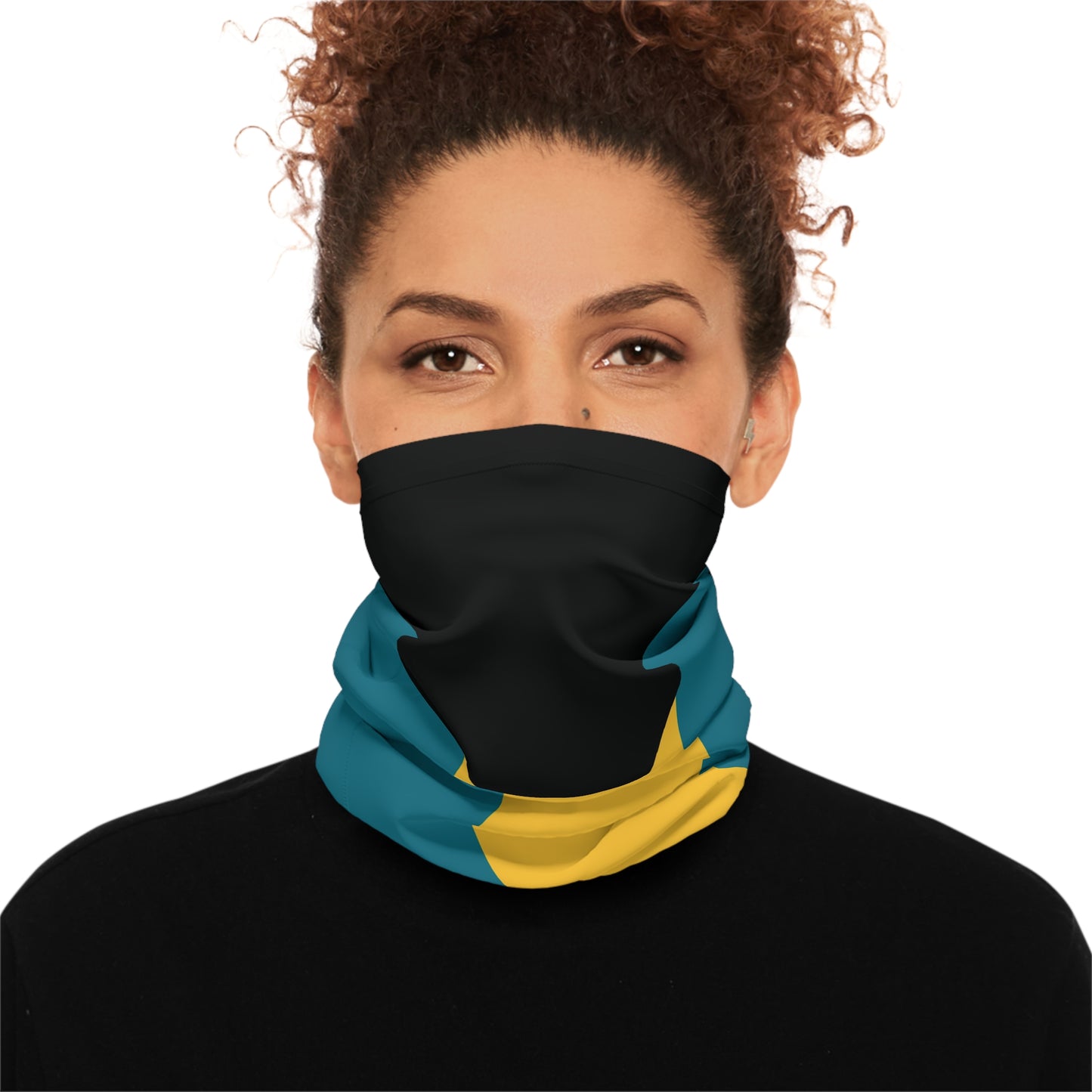 High Quality The Bahamas Flag Lightweight Neck Gaiter