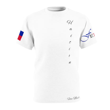 Haition Feteran Unisex Tee W Haiti Flag