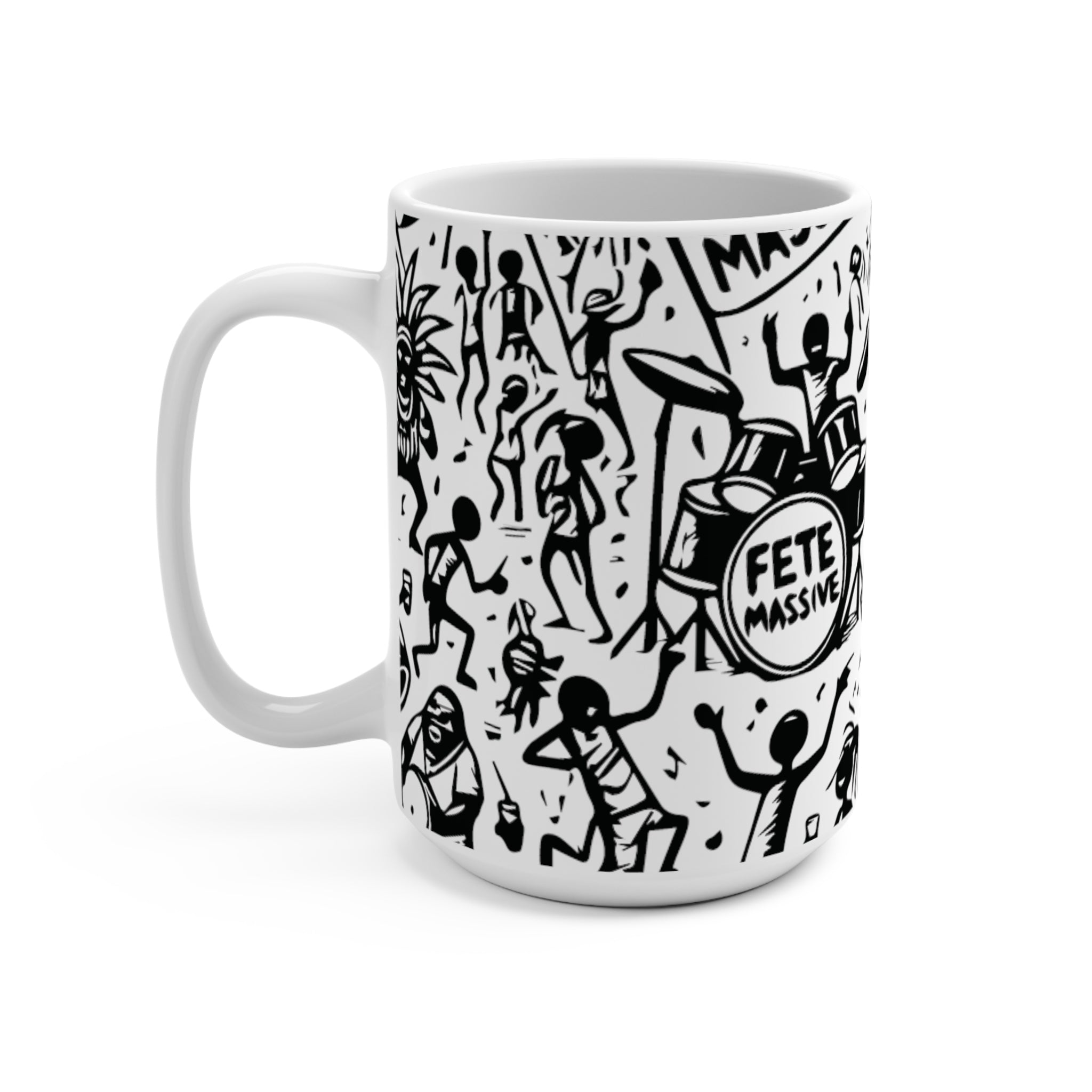 Good Vibez- Fete Massive Coffee Mug 15oz-Fete Massive