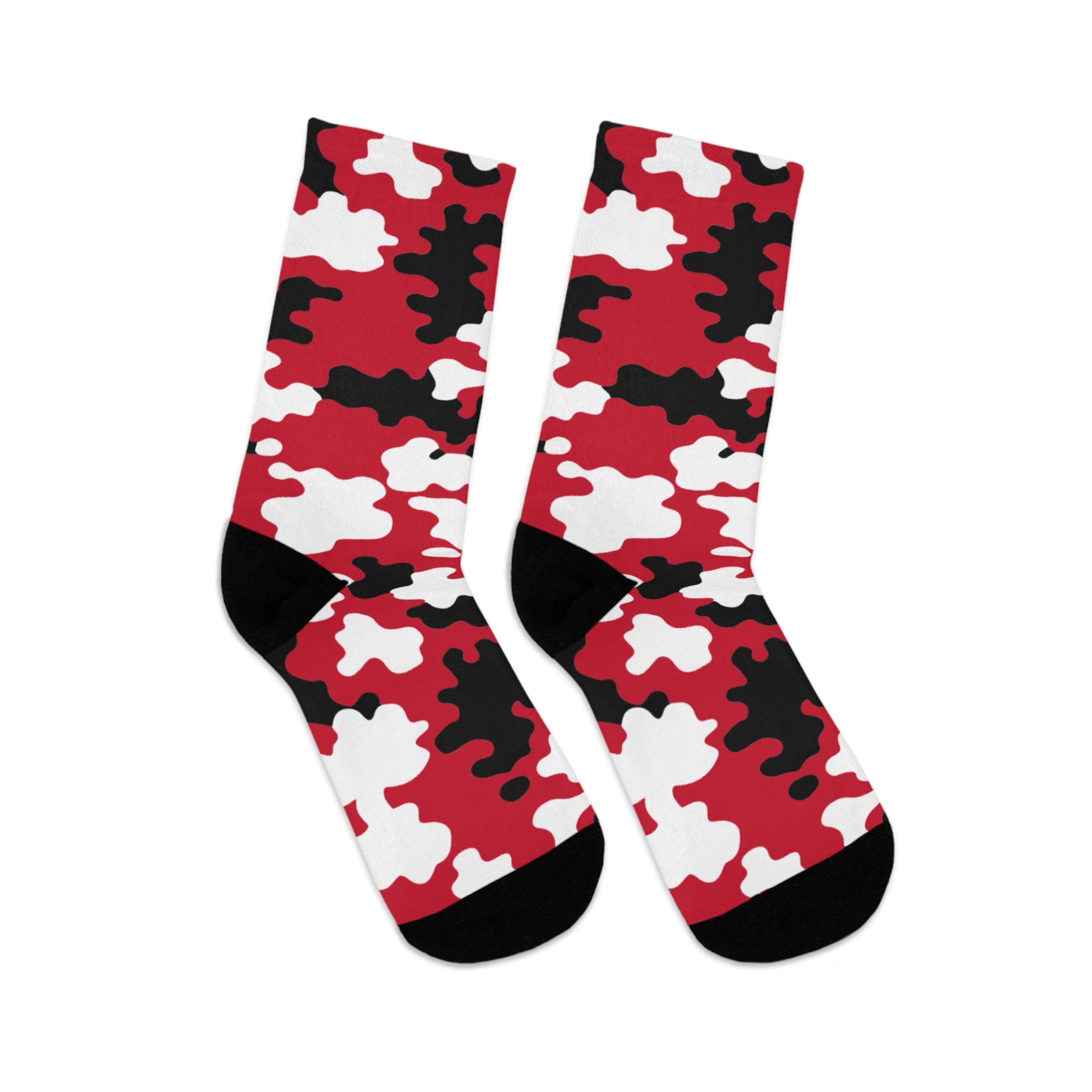 Trinidad & Tobago Flag CAMO Poly Socks-Fete Massive