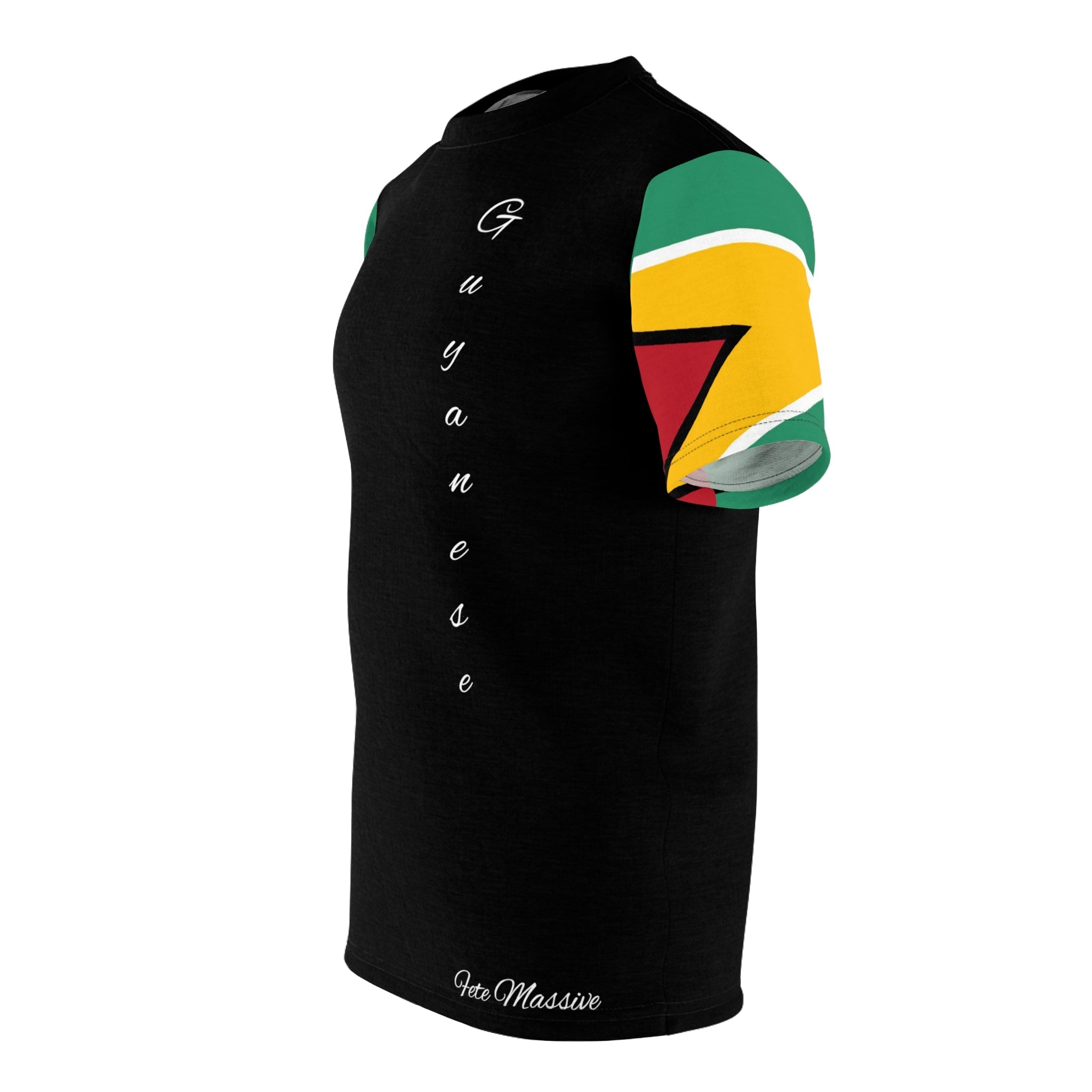 Feteran Unisex Tee with Guyana Flag-Fete Massive