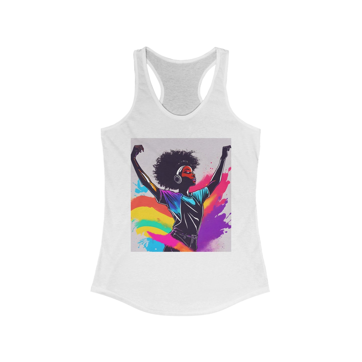 Painted Women's Ideal Racerback Tank