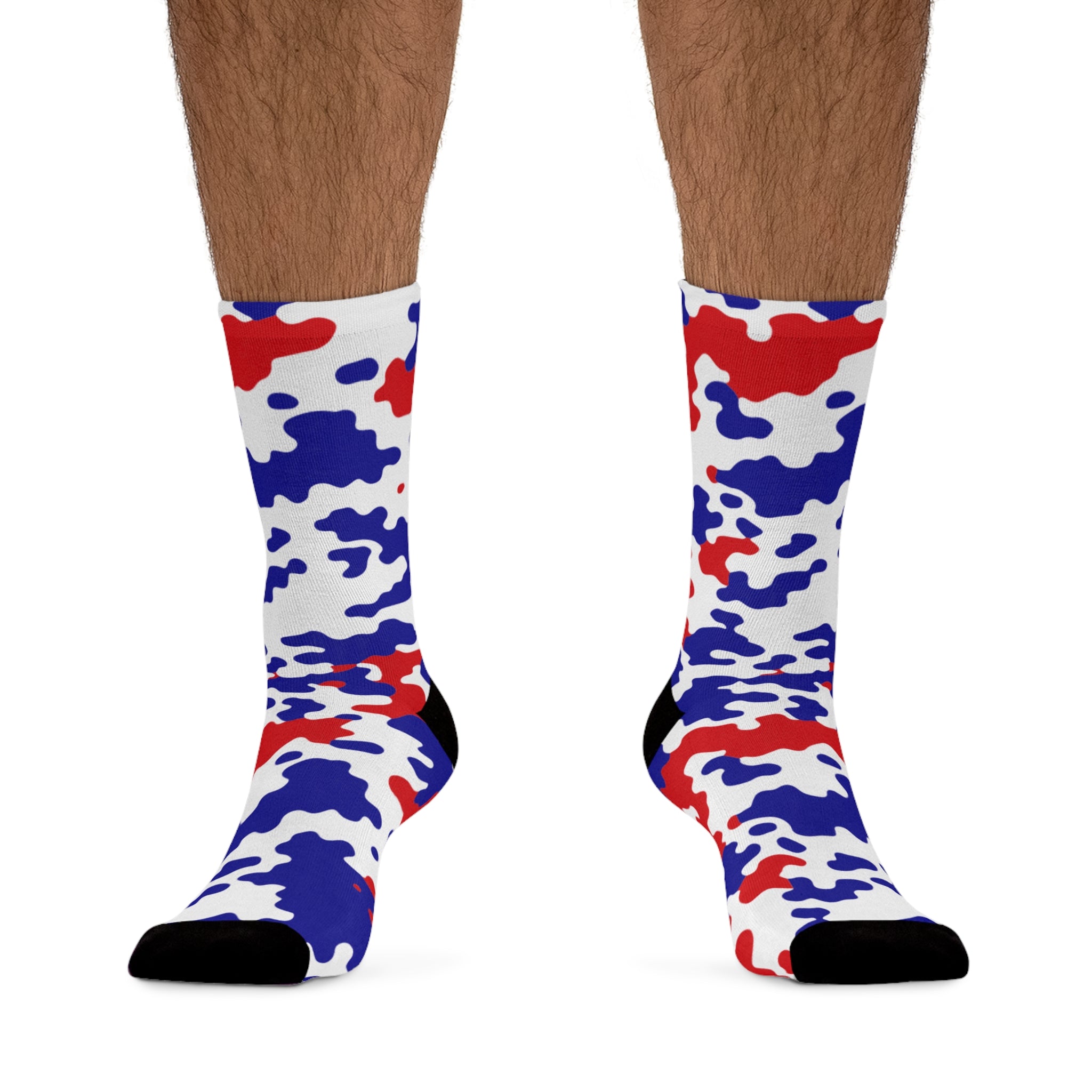 Belize Flag CAMO Poly Socks-Fete Massive