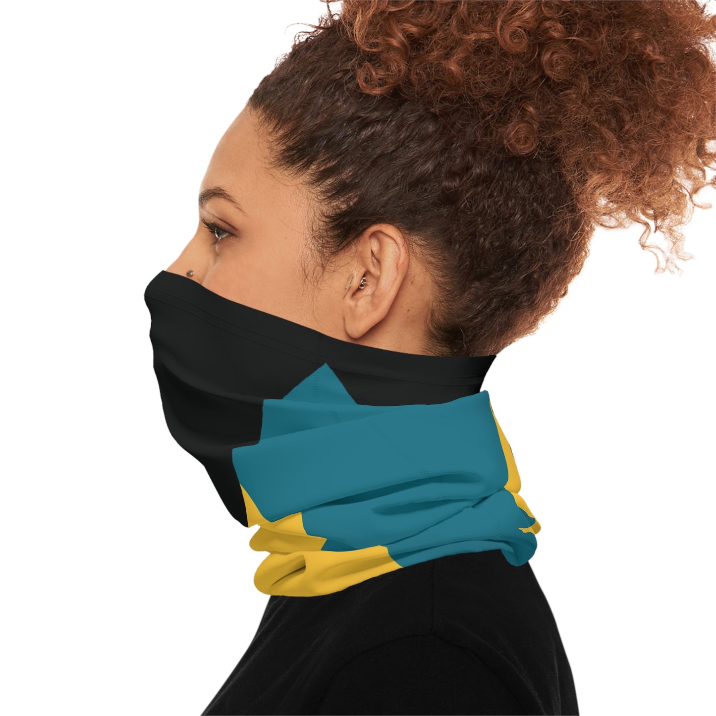 High Quality The Bahamas Flag Lightweight Neck Gaiter