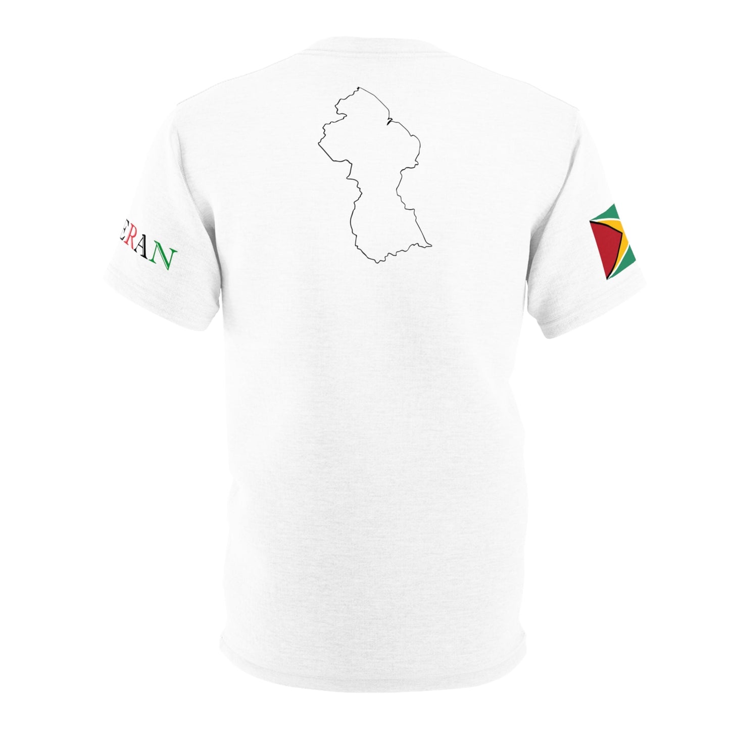 Feteran Unisex Tee with Guyana Flag