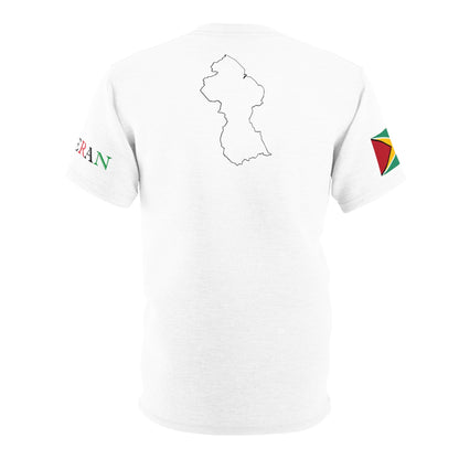 Feteran Unisex Tee with Guyana Flag