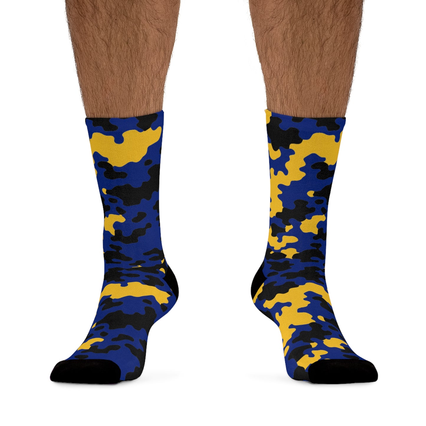 Barbados Flag CAMO Poly Socks