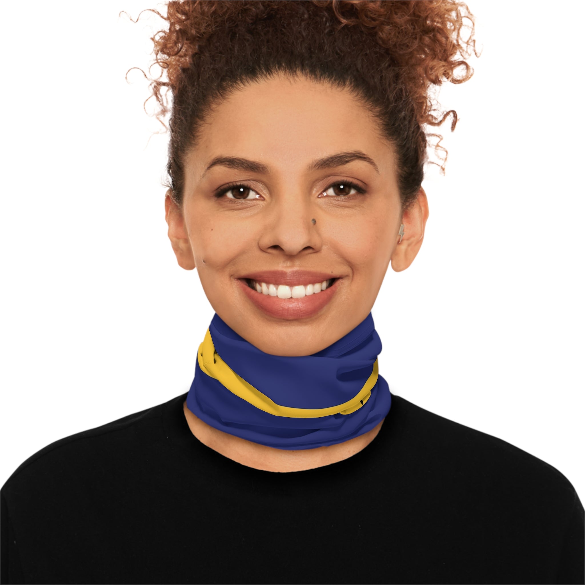 High Quality Barbados Flag Lightweight Neck Gaiter-Fete Massive