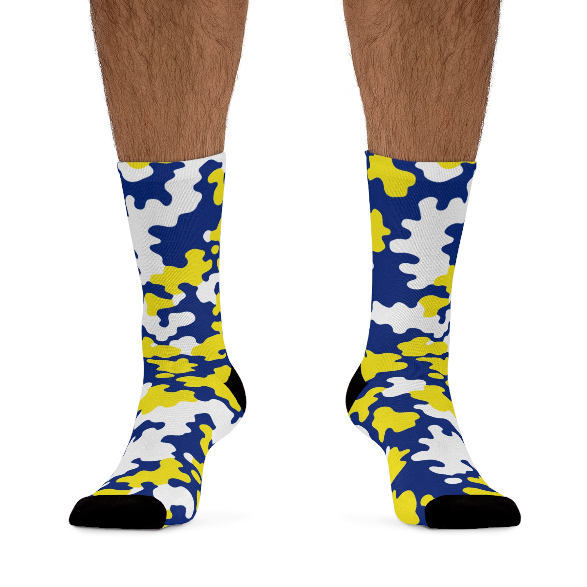 Curacao Flag CAMO Poly Socks-Fete Massive