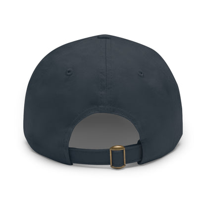 1 Hundo Dad Hat with Leather Patch (Rectangle)