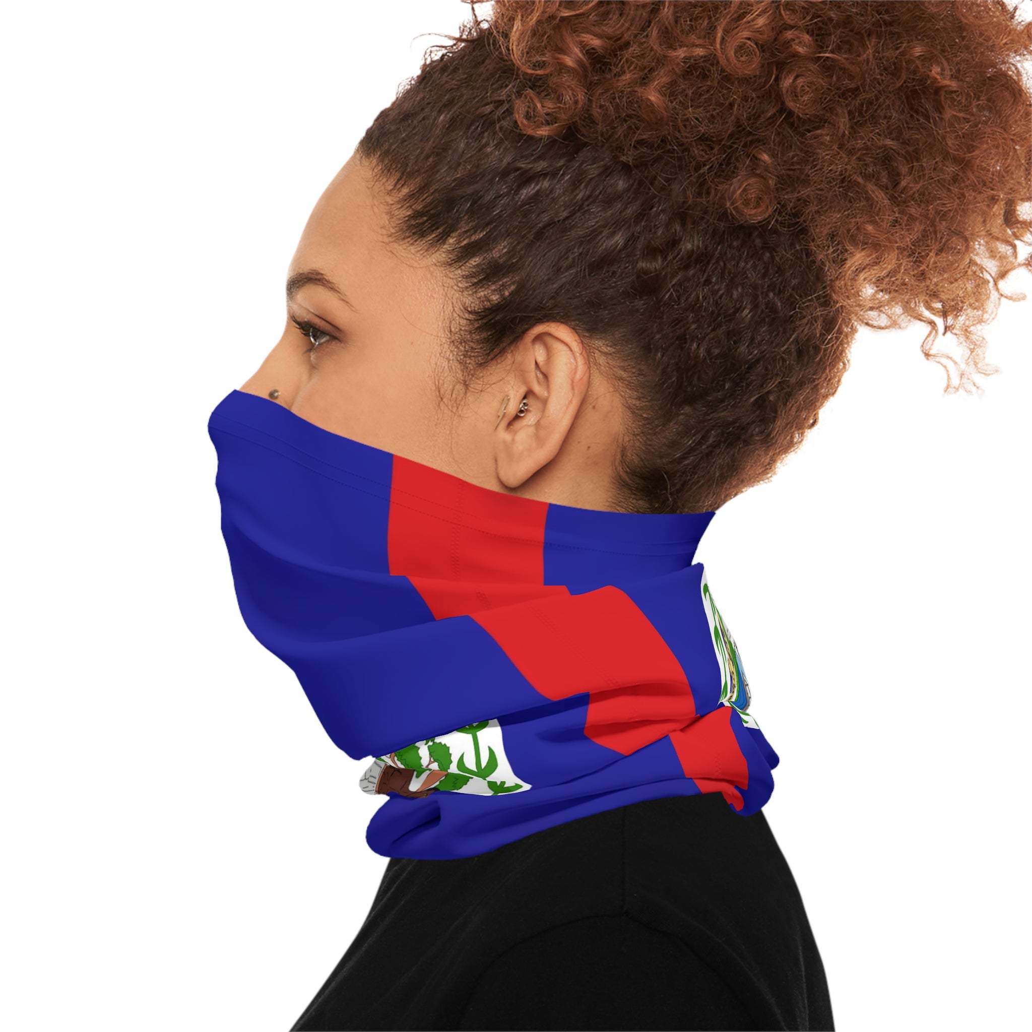 High Quality Belize Flag Lightweight Neck Gaiter-Fete Massive