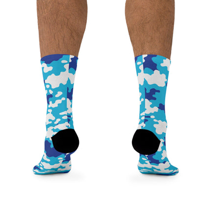 Roatan Honduras Flag CAMO Poly Socks