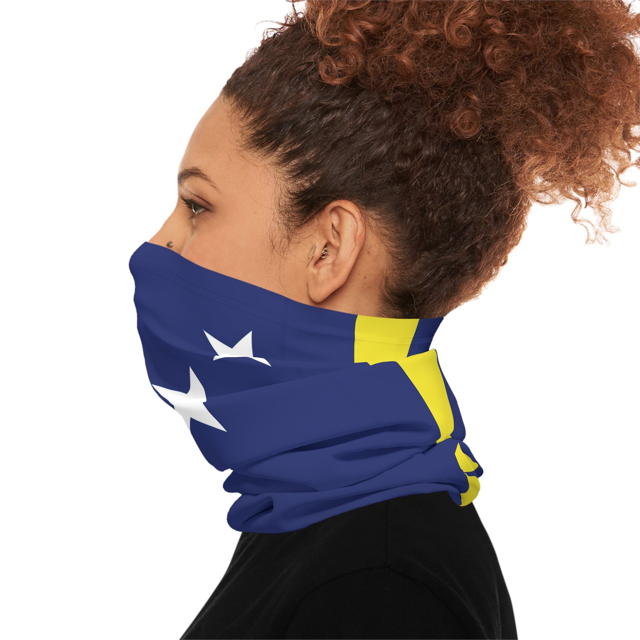 High Quality Curacao Flag Lightweight Neck Gaiter-Fete Massive