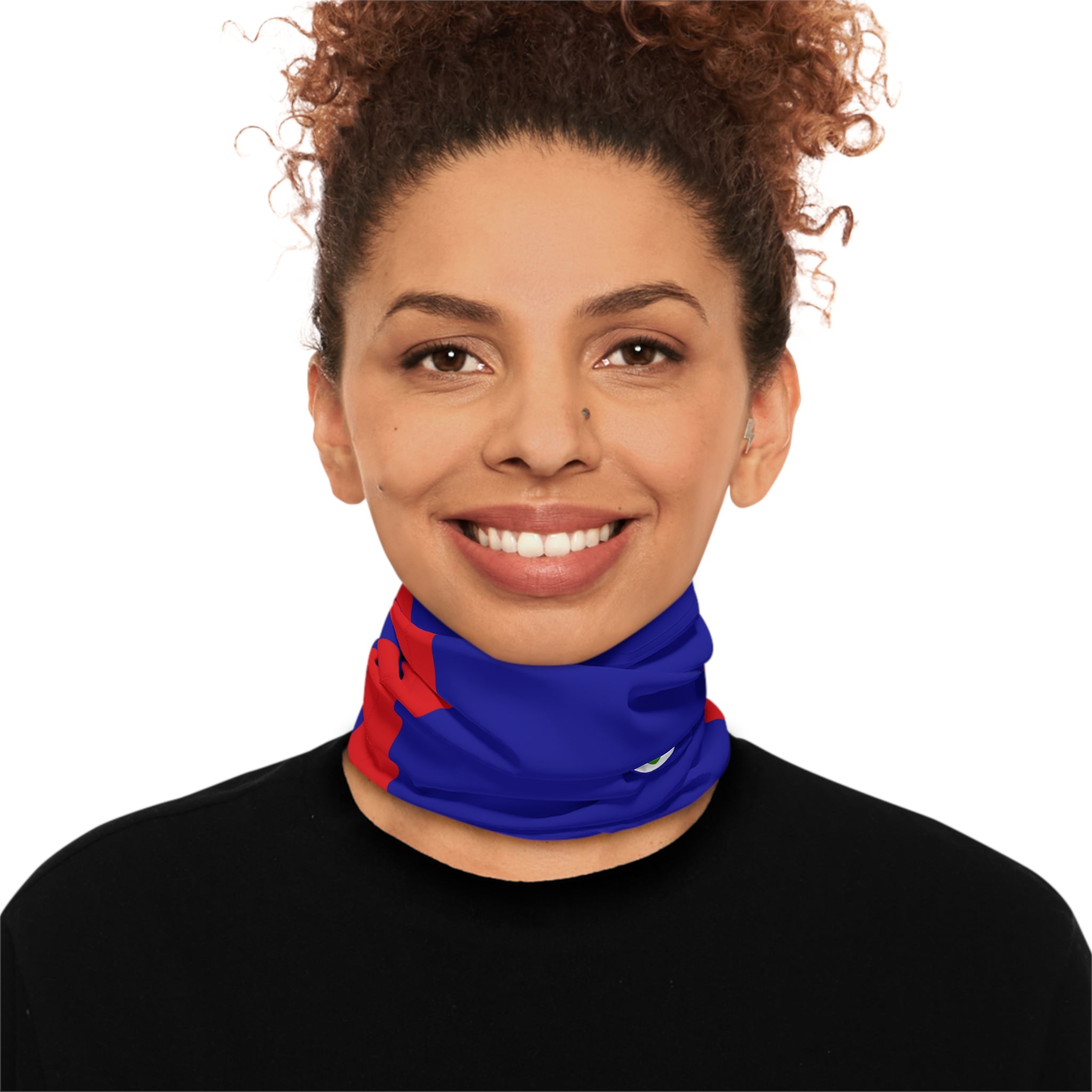 High Quality Belize Flag Lightweight Neck Gaiter-Fete Massive