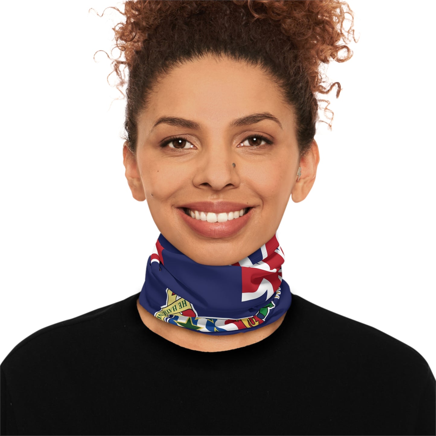 High Quality Caymen Islands Flag Lightweight Neck Gaiter