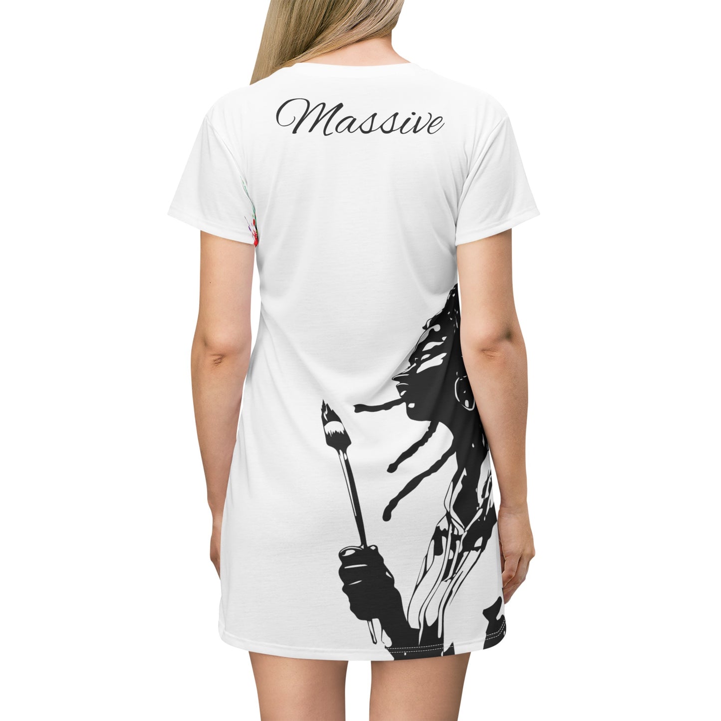 Painter Girl T-Shirt Dress