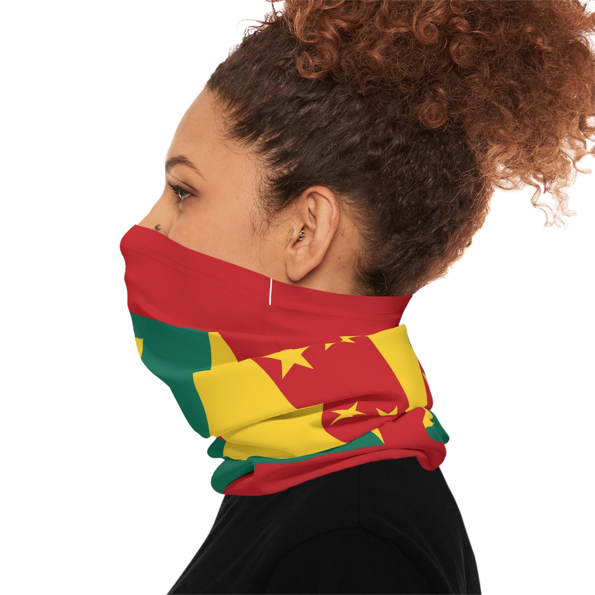 High Quality Grenada Flag Lightweight Neck Gaiter-Fete Massive