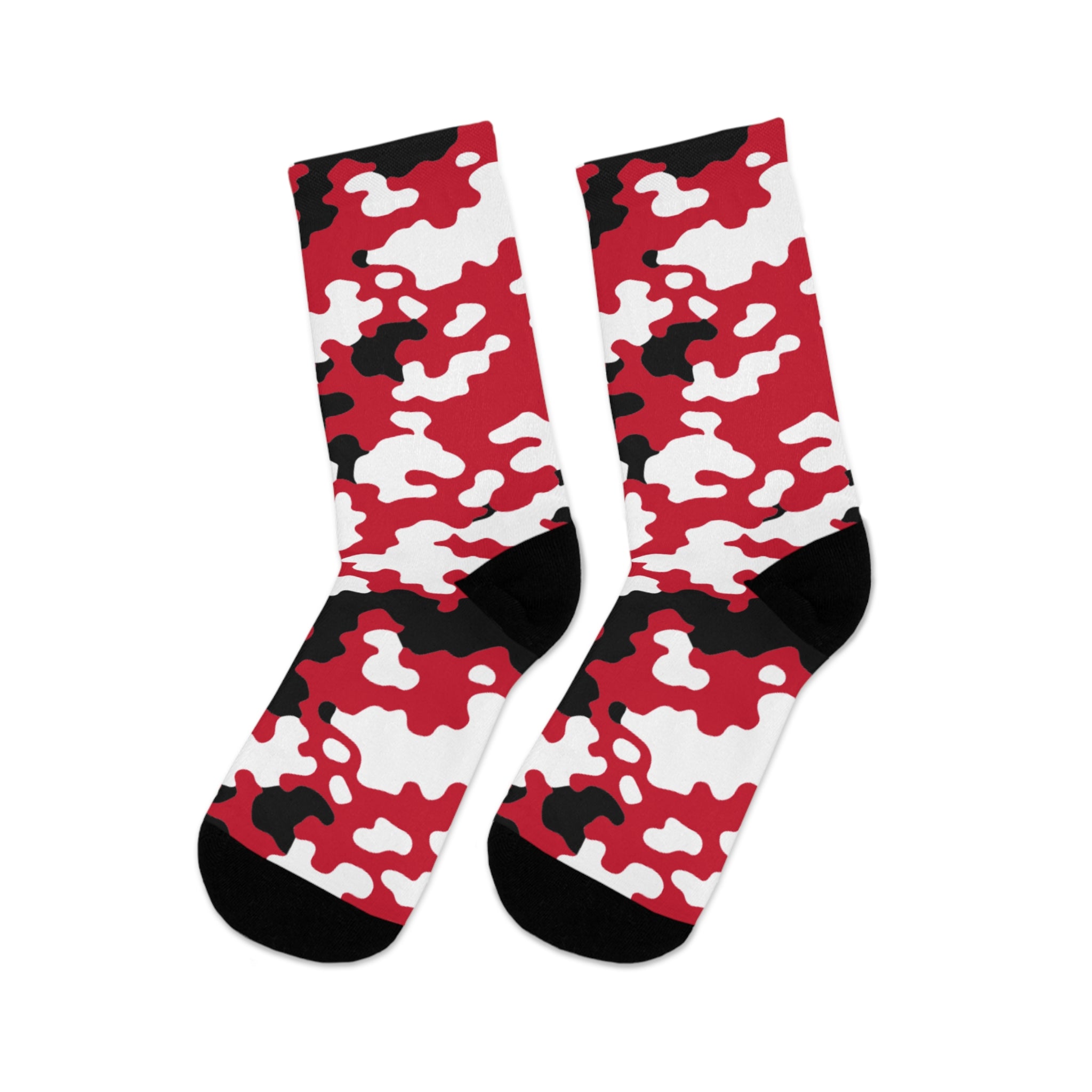 Trinidad & Tobago Flag CAMO Poly Socks-Fete Massive