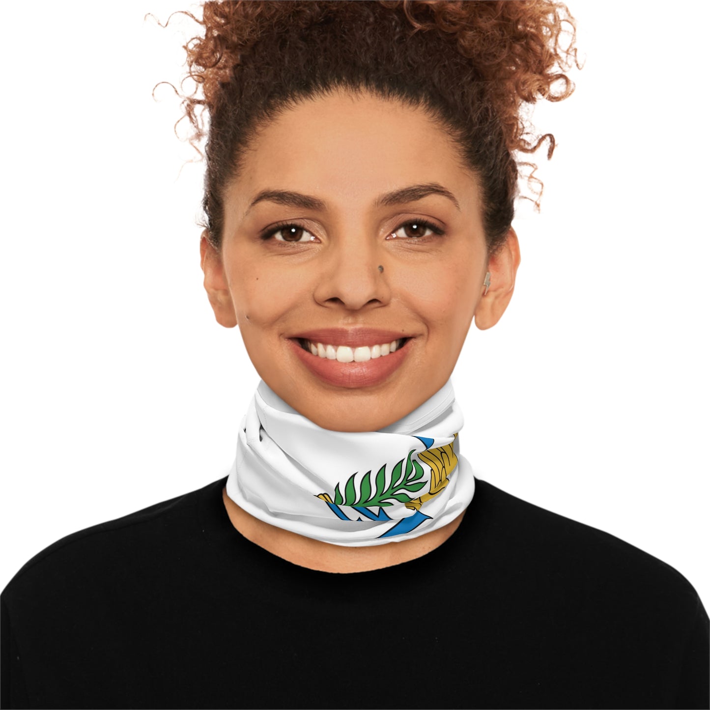 High Quality U.S. Virgin Islands Flag Lightweight Neck Gaiter