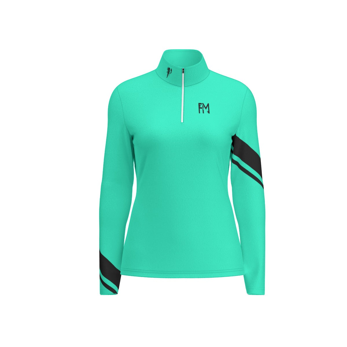 Women's Sports Collar Jersey With Long Sleeve