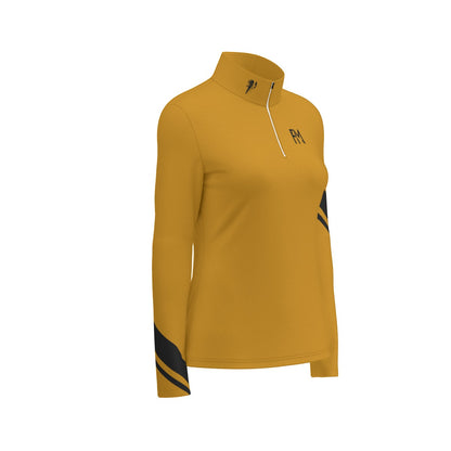 Women's Sports Collar Jersey With Long Sleeve