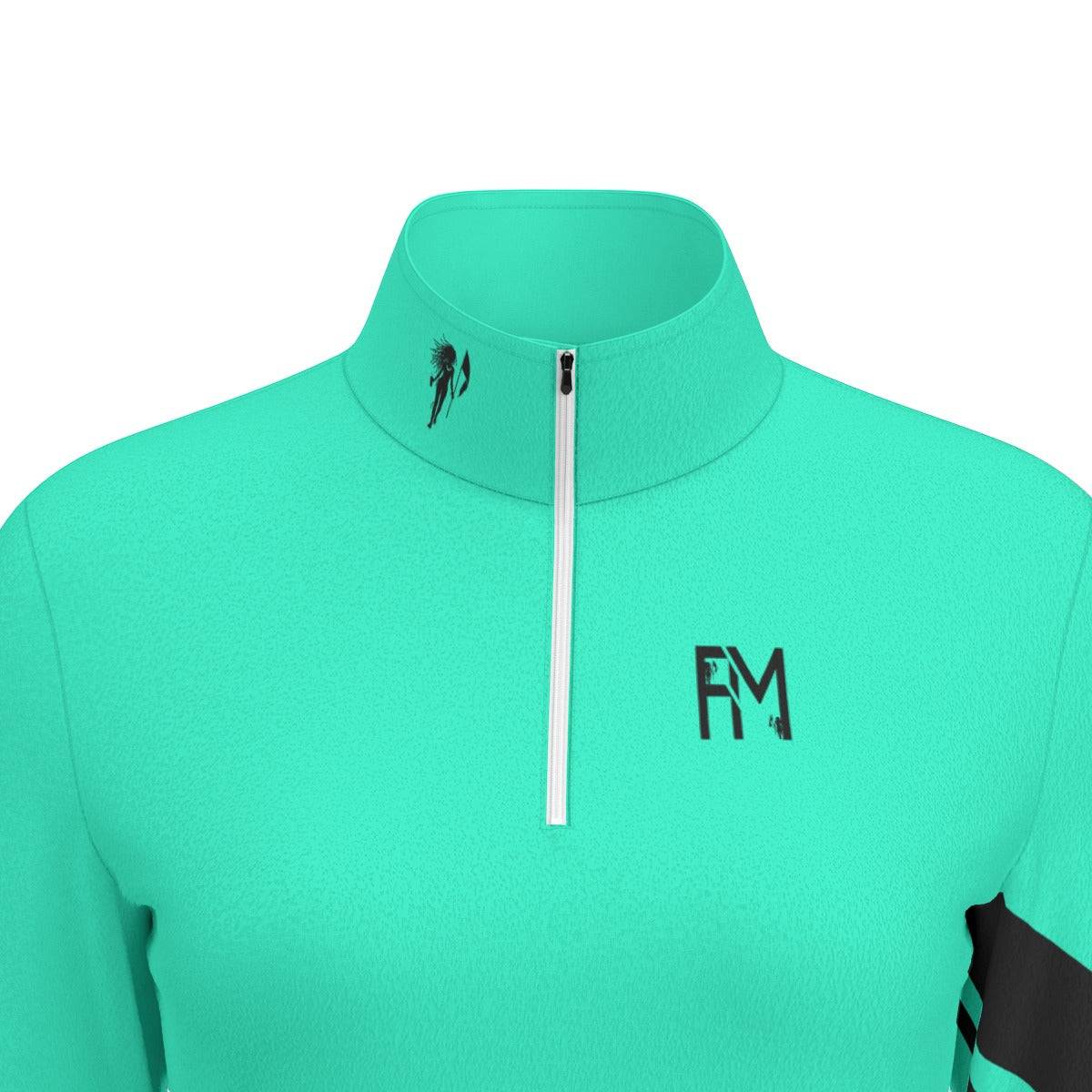 Women's Sports Collar Jersey With Long Sleeve