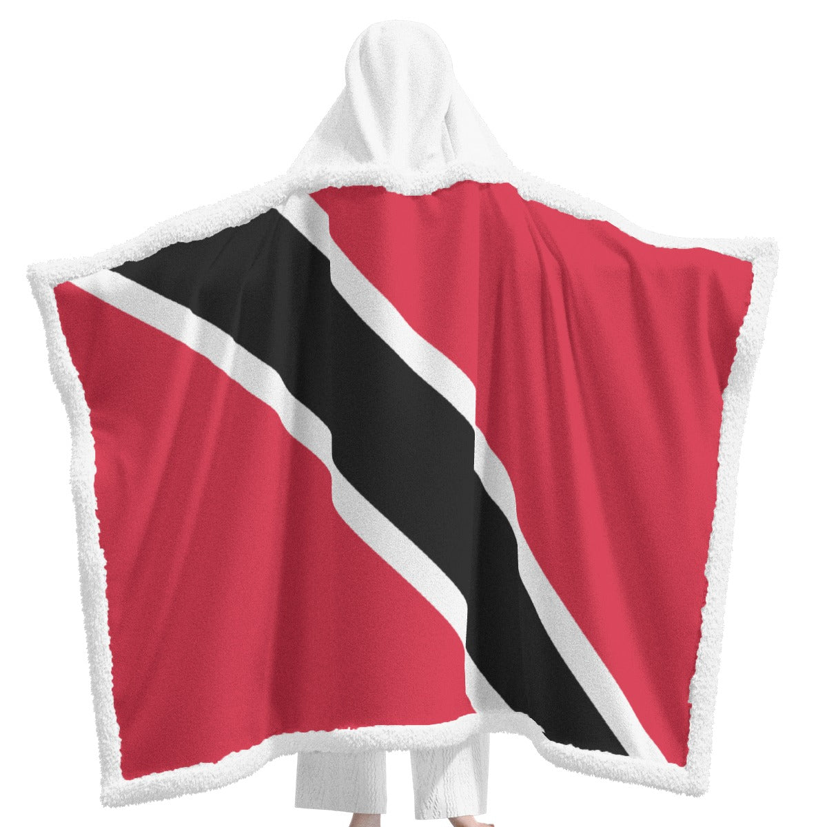 Trinidad & Tobago Wearable Hooded Blanket