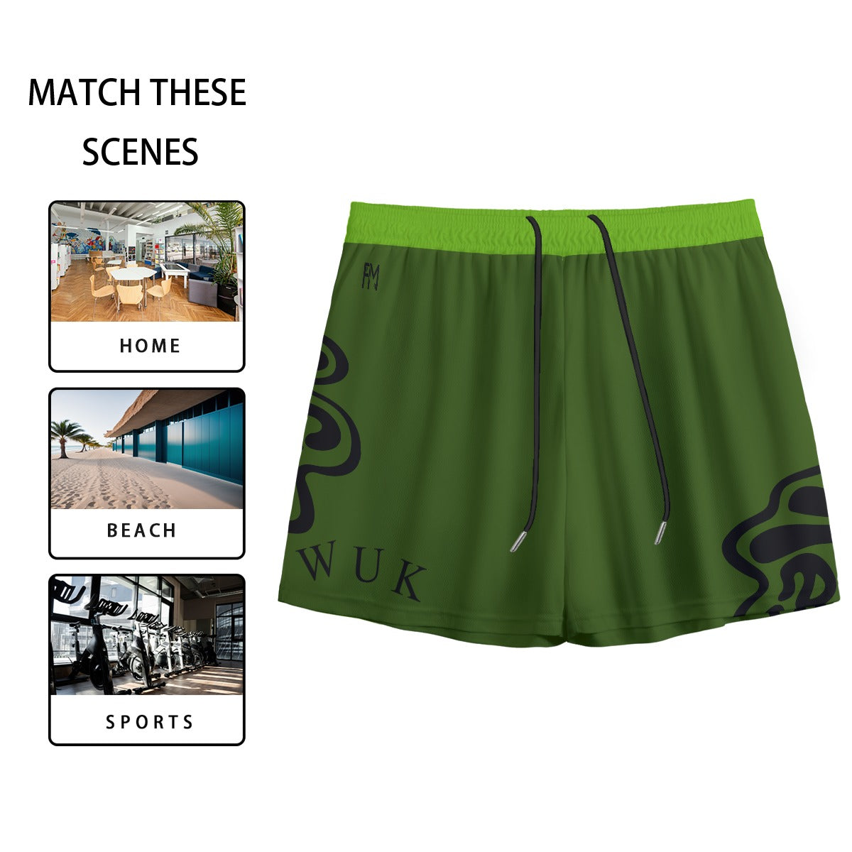 Print Men's Mesh Shorts