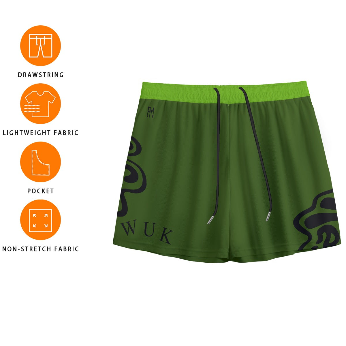 Print Men's Mesh Shorts