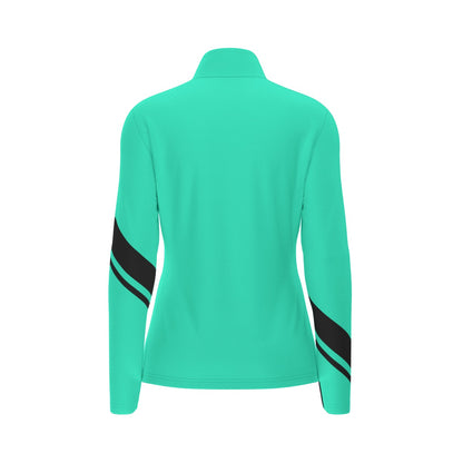 Women's Sports Collar Jersey With Long Sleeve