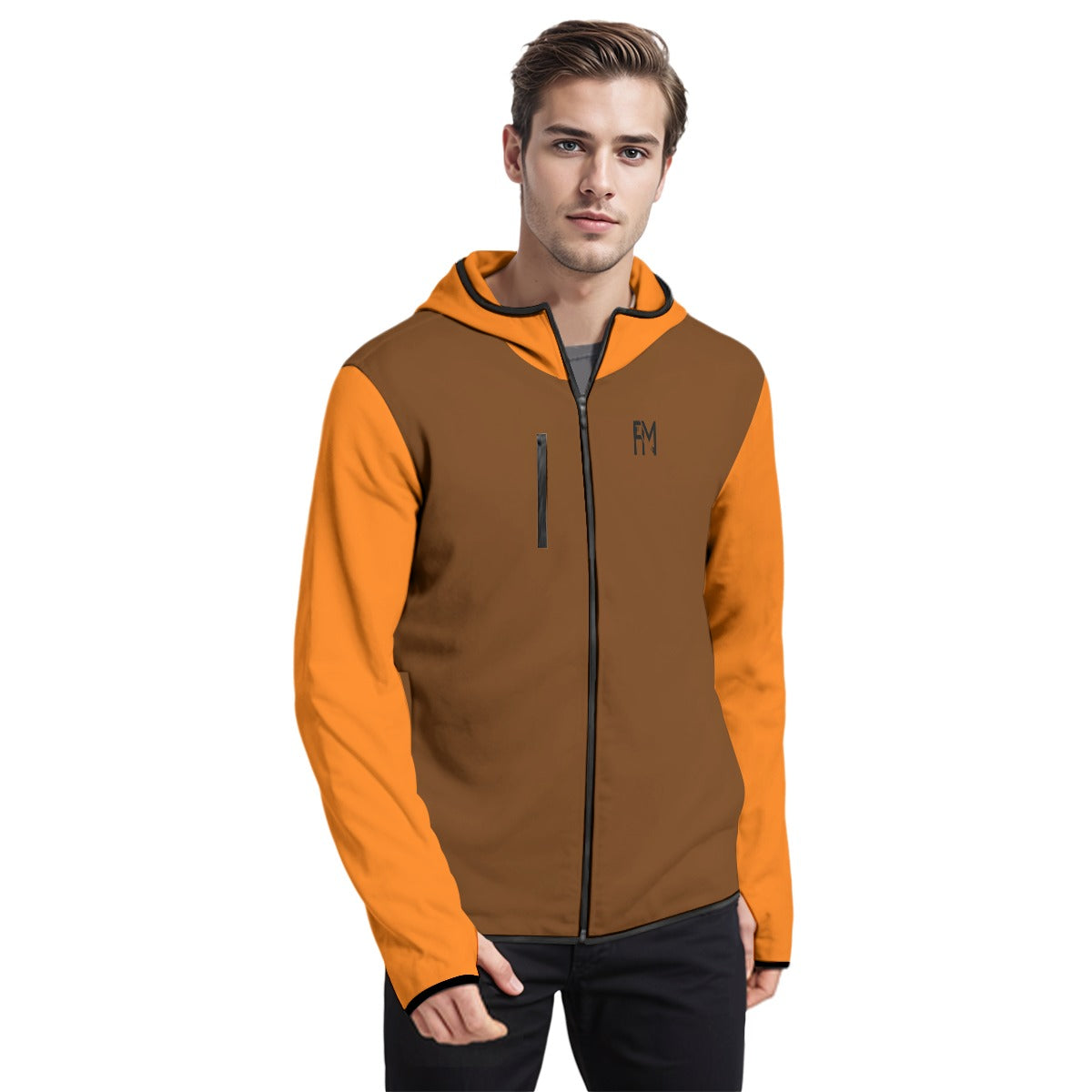 Men's Stylish Hoodie with Thumb Hole Design