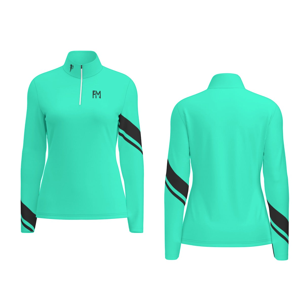 Women's Sports Collar Jersey With Long Sleeve