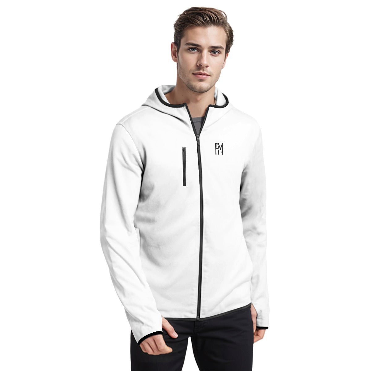 Men's Stylish Hoodie with Thumb Hole Design