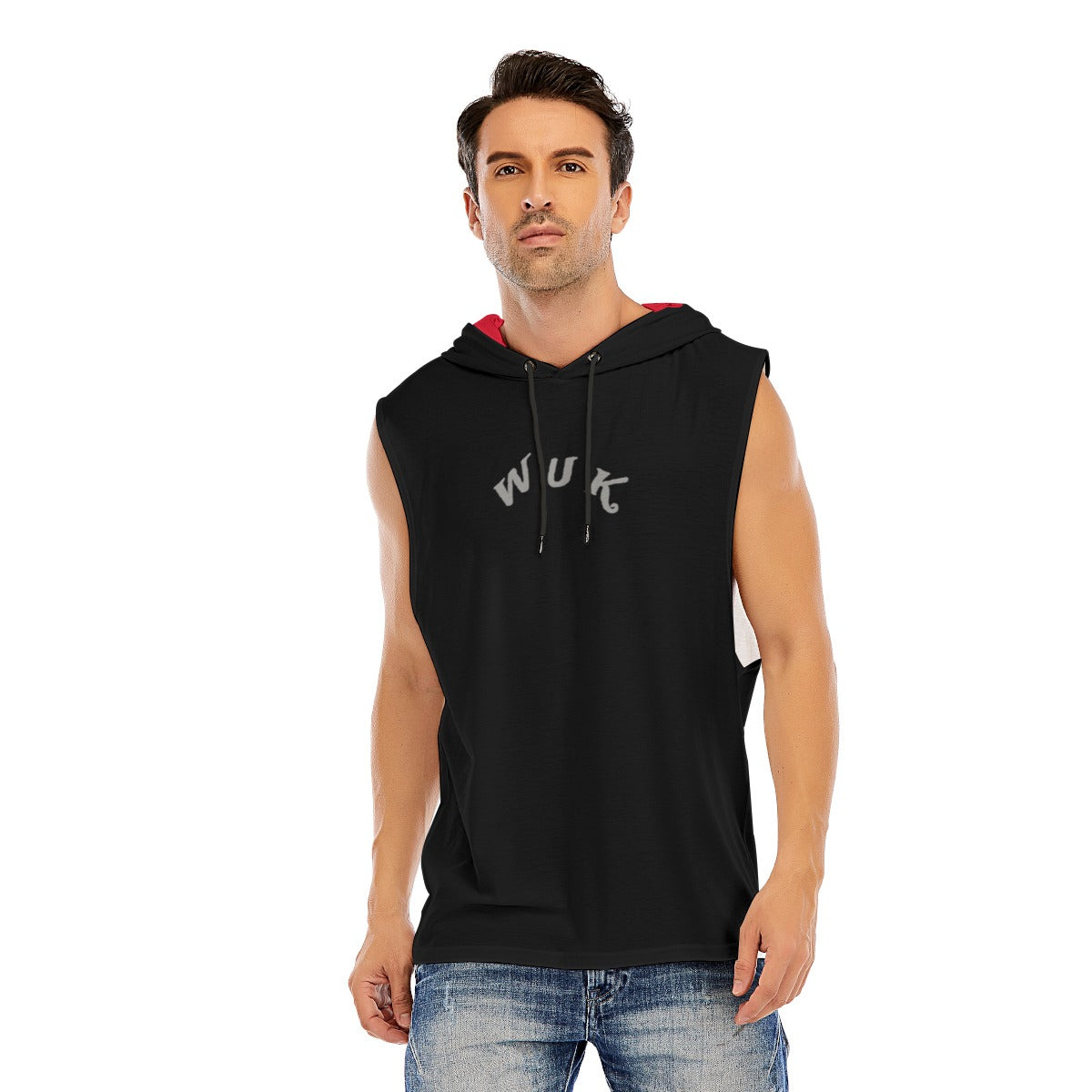 WUK Sleeveless Pullover Hoodie-Fete Massive