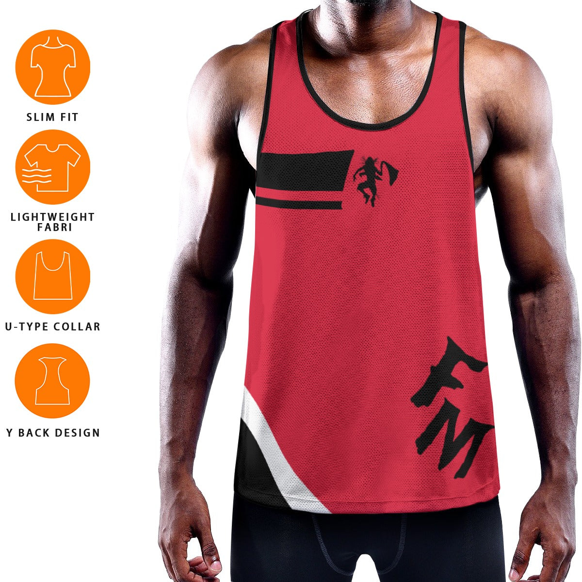 Men's Slim Y-Back Muscle Tank Top