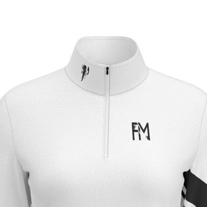 Women's Sports Collar Jersey With Long Sleeve