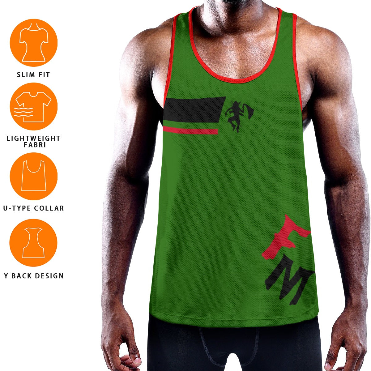 Men's Slim Y-Back Muscle Tank Top