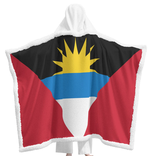 Antigua & Barbuda Wearable Hooded Blanket