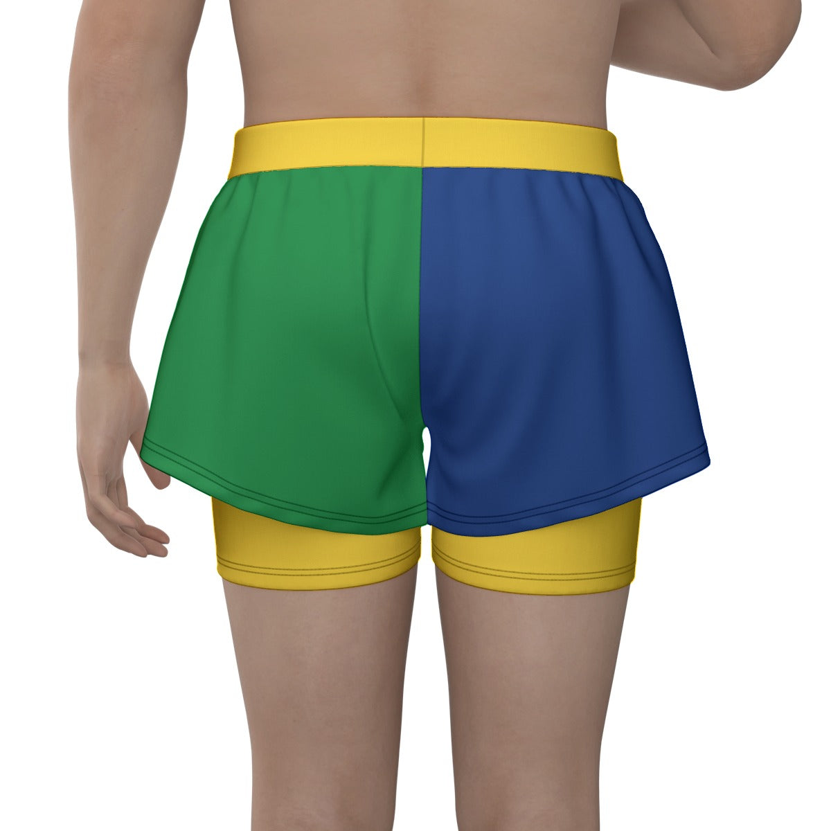 Unisex Sports Lined Shorts