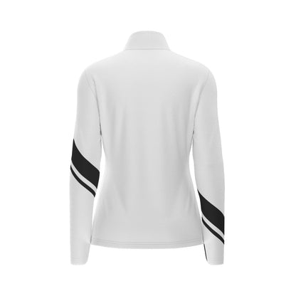 Women's Sports Collar Jersey With Long Sleeve