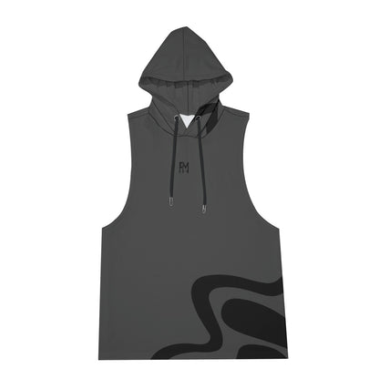 Men's Sleeveless Vest And Shorts Set