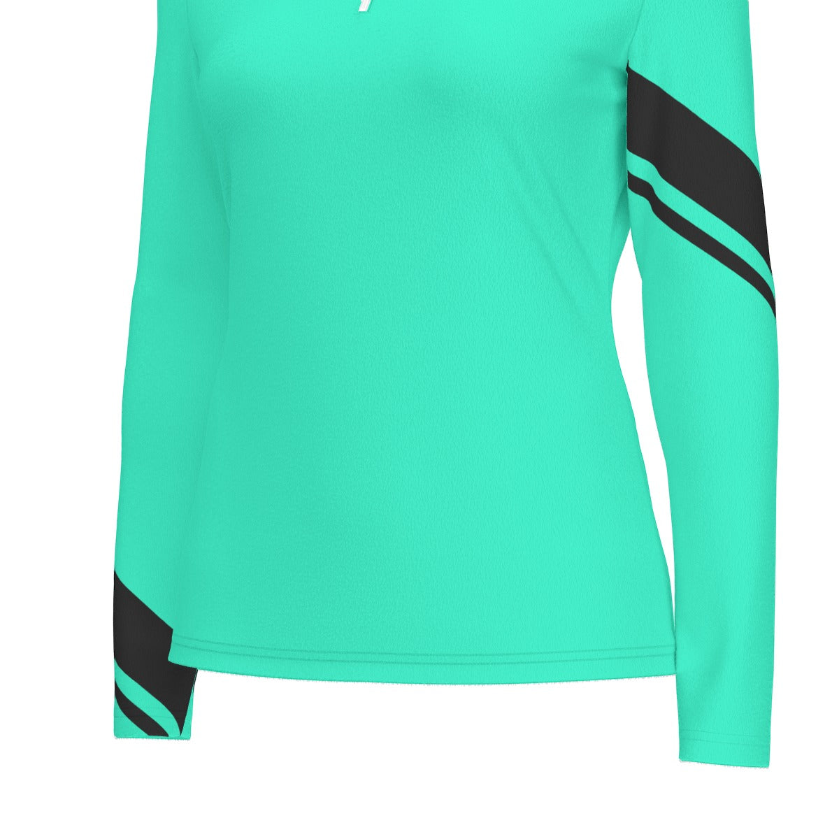 Women's Sports Collar Jersey With Long Sleeve