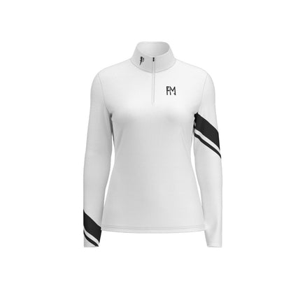 Women's Sports Collar Jersey With Long Sleeve