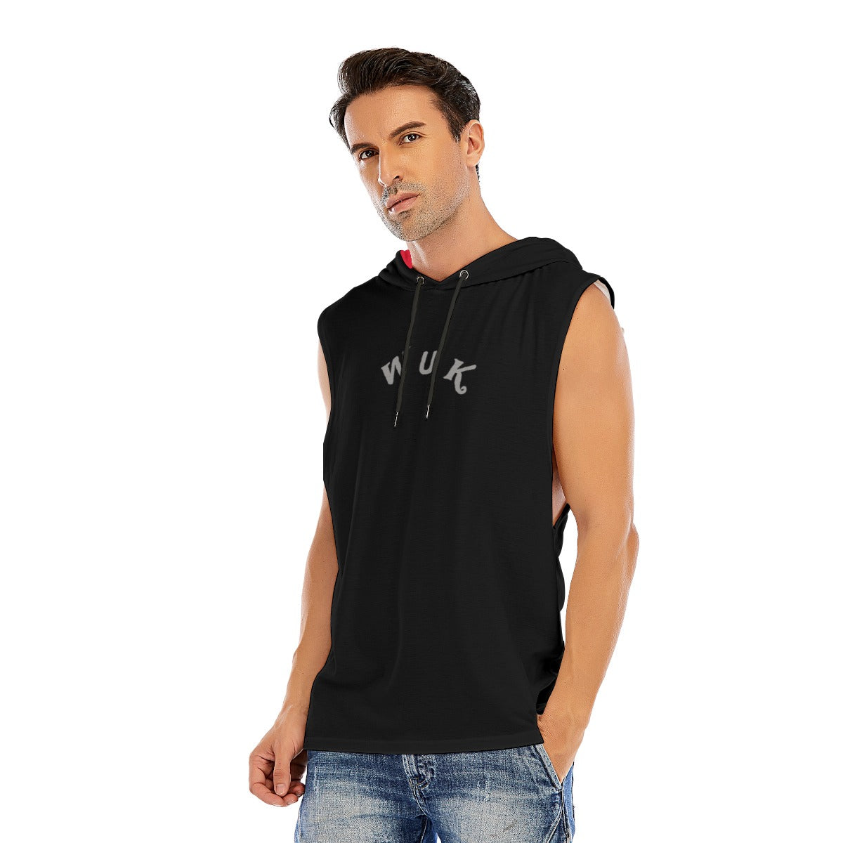 WUK Sleeveless Pullover Hoodie-Fete Massive