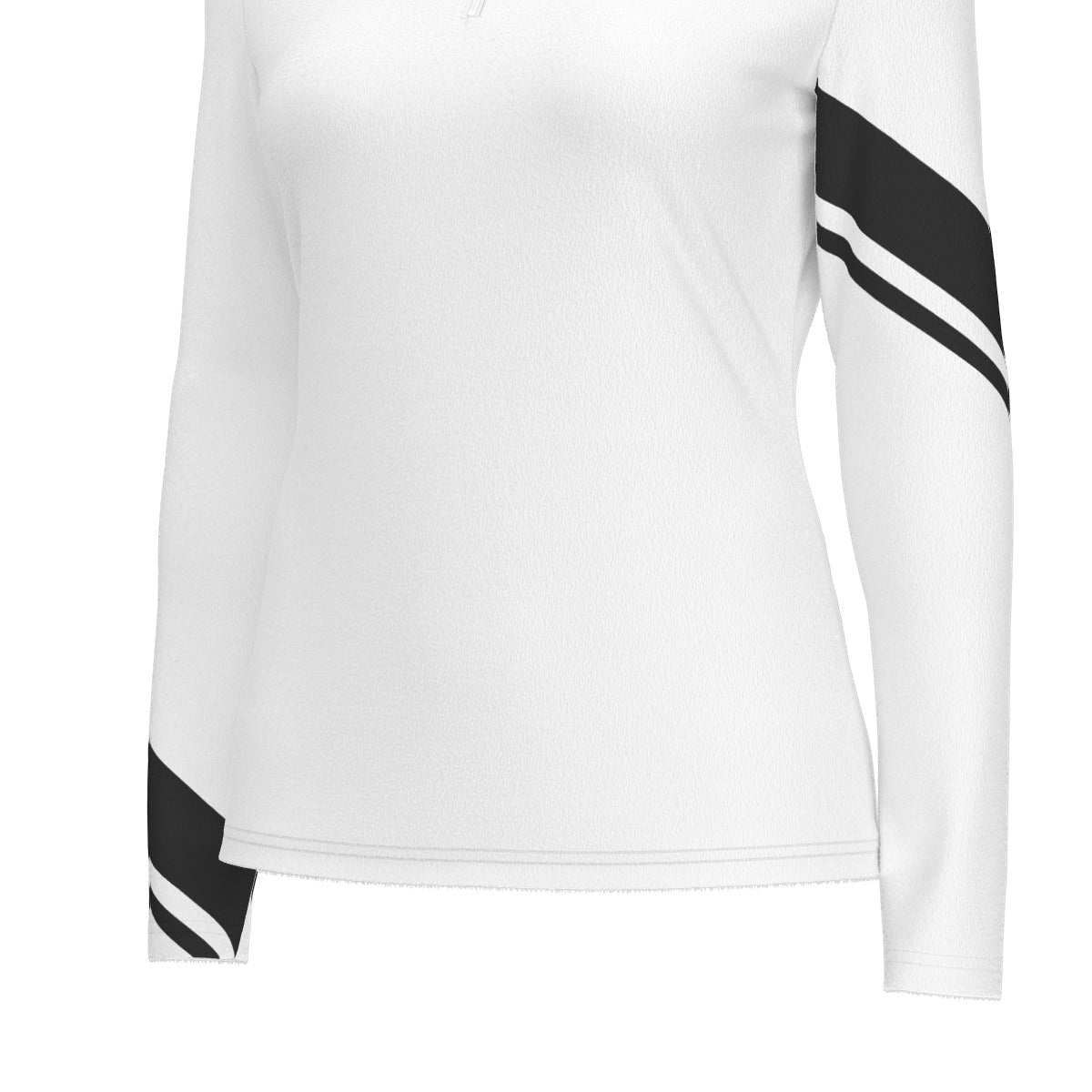 Women's Sports Collar Jersey With Long Sleeve